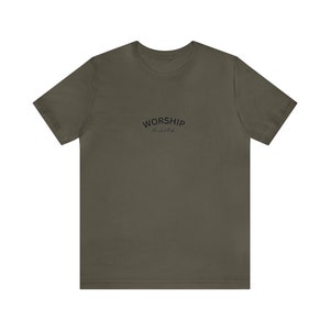 Worship Shirt Psalm 95 Christian  shirt Faith Shirt Comfort Colors Christian Trendy Christian Shirts Bible Verse Shirts Oversized Shirt