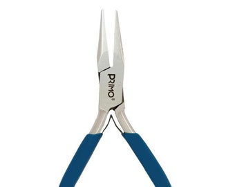 Chain Nose Plier Jewellery Making Tool  Hobby Art & Craft Precision Slim Smooth Flat Jaws Beading Ring Opening Shaping PVC Handle 5.2 Inch