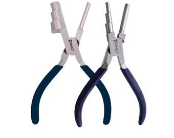 Bail Making 3 Step Wrap n Tap 13 17 19mm and 3 7 9mm Plier Wire Bending Looping Wrapping Jewellery Making plier 6 Sizes 2 Pcs Set