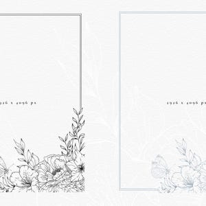 Curated floral arrangements showcasing layout possibilities for cards and invitations — preview image 10.