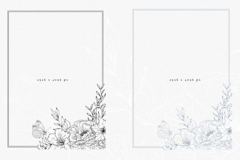 Curated floral arrangements showcasing layout possibilities for cards and invitations — preview image 10.