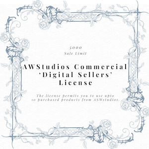 AWStudios Commercial Digital Sellers License