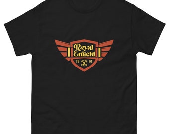 Royal Enfield T shirt Black Motorcycle Shirt Etsy