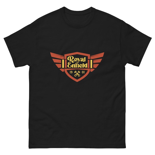 Royal Enfield T-shirt - Black - Motorcycle Shirt
