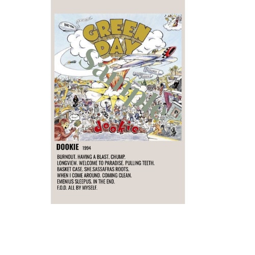 Green Day Dookie - Etsy Canada