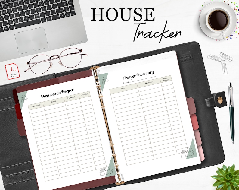 The Ultimate House Tracker , Printable Tracker, Digital Download, US ...