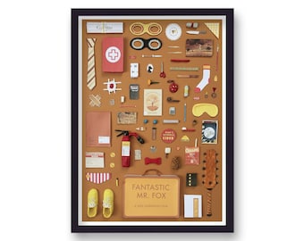 Fantastic Mr Fox Alternative Movie Print V17