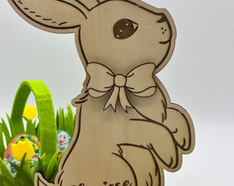 Lapin de décoration fête de Pâques