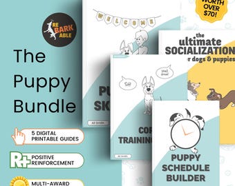 REBARKABLE PUPPY BUNDLE! Positive Reinforcement Puppy Training By Qualified Trainer