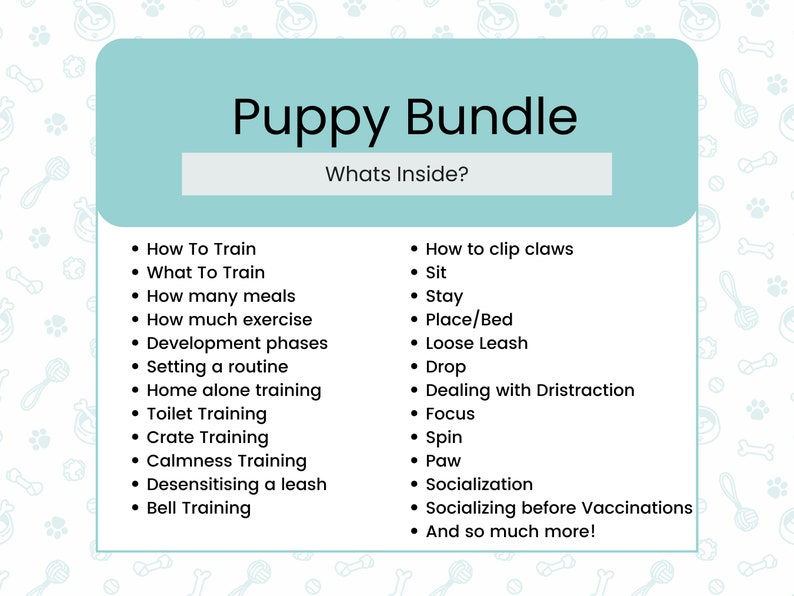 REBARKABLE PUPPY BUNDLE Positive Reinforcement Puppy Training By Qualified Trainer image 3