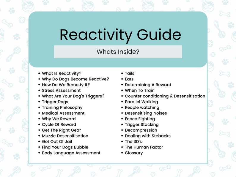 Rebarkable Reactivity Guide: A Comprehensive Guide for Dogs and Their Owners image 2