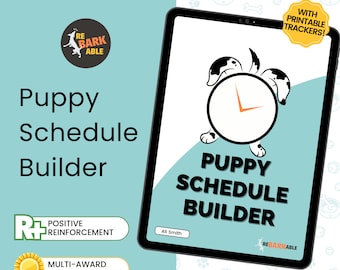 Puppy Schedule Builder: Dog Training e-book (Digital Download)