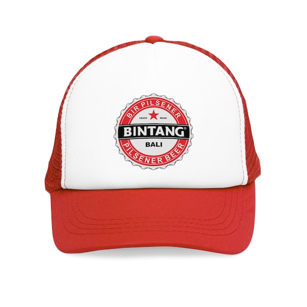 Bintang Beer Bali, Balinese Party Souvenir Hat, Mesh Cap, Casquette, Gorra, Cappello.