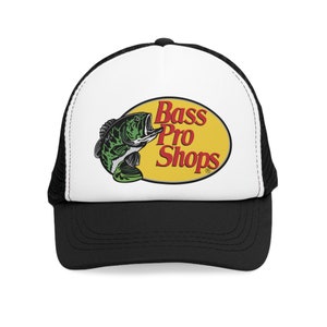 BASS PRO SHOPS Hat Outdoor Fishing Baseball Trucker Mesh Cap Adjustable  SnapBack