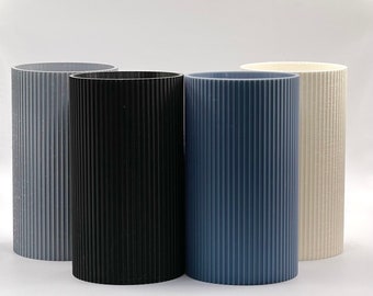 BloomiqueCo - Vase Cylinder / Verschiedene Größen / Dekovase / Vase/ 3D Druck / Pampasgras / Trockenblumen / Dekoration / Eukalyptus