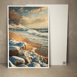 Taylor Swift Card Wall Art Neige sur la carte postale de plage Carte-cadeau Taylor Swift