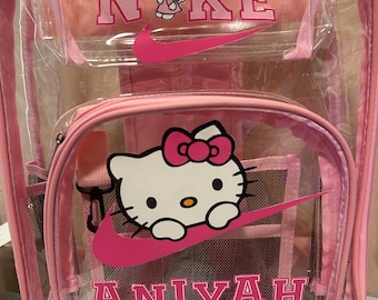 hello kitty clear backpacks Bioworld & Friends Character Print 16.5