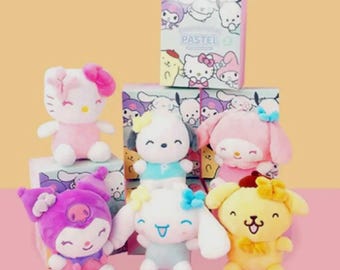 Plushy Key Backpack Keychain in a box