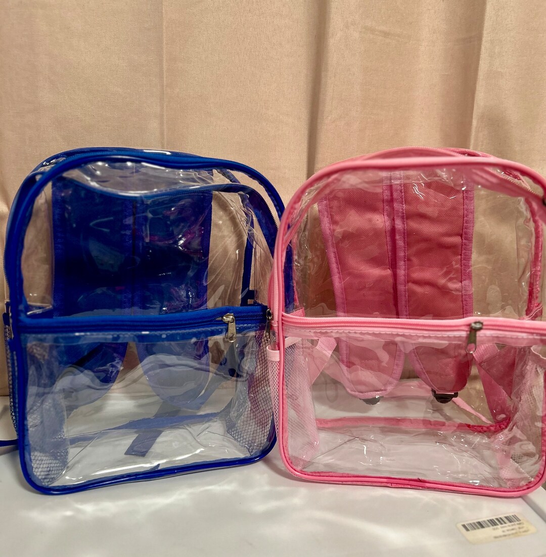 12 Inch Custom Clear Backpack Etsy