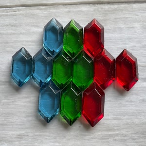 Set of 12: Rupees from The Legend of Zelda -  1”