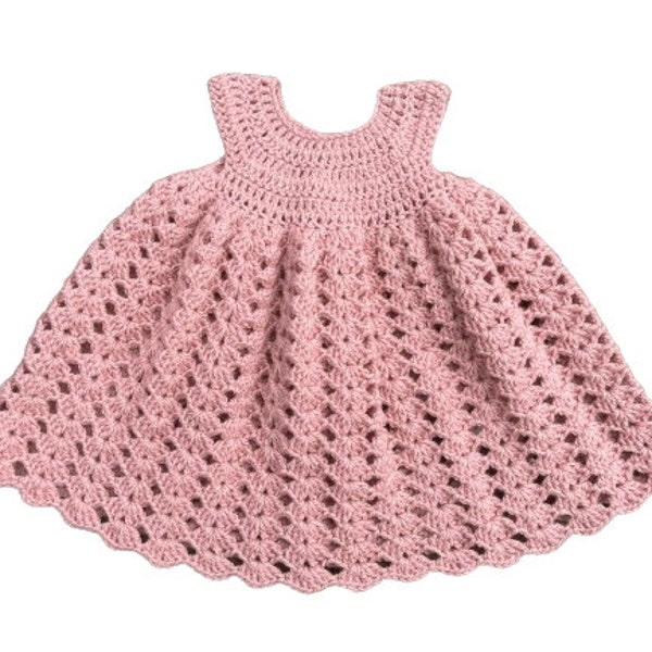 robe crochet bébé