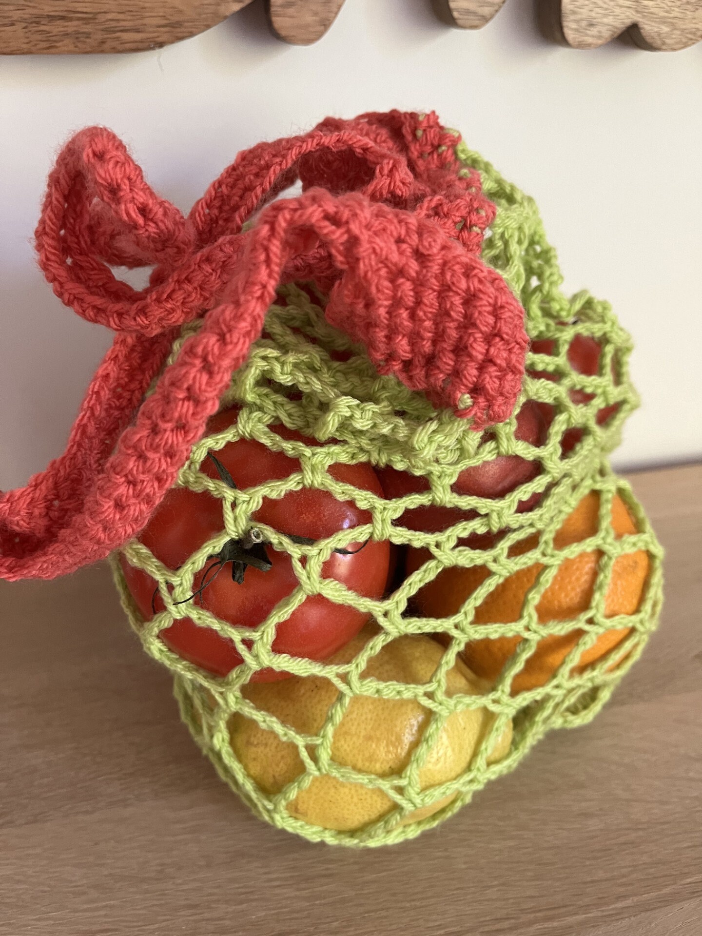 shopping net, shopping bag, fruit and vegetable baskets, market bag, crochet net bag, foldable bag