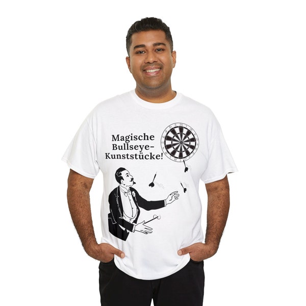 Magical Bullseye Tricks T-Shirt - Illusions on the Dartboard