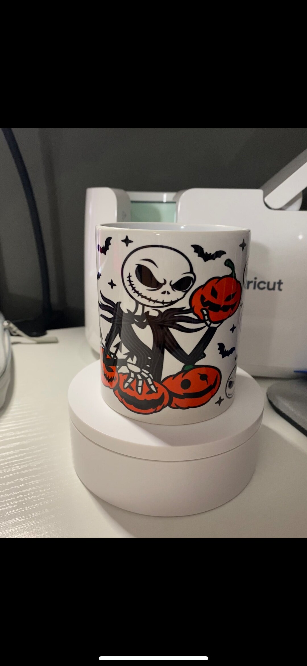 Jack Skellington Coffee Mug, 12oz Mug, Pumpkins, Jack, Halloween - Etsy