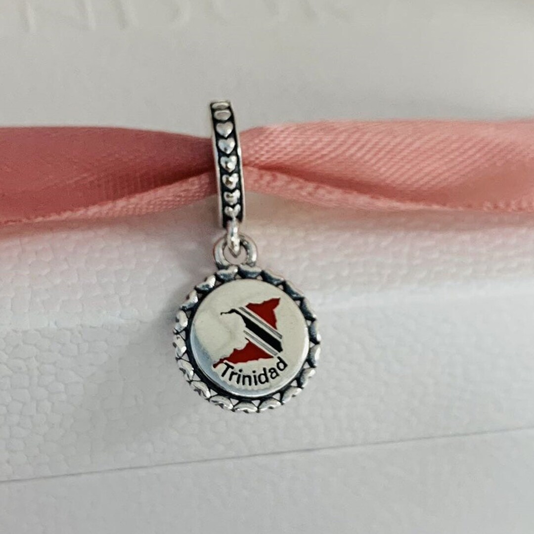 Pandora Republic of Trinidad and Tobago Flag Exclusive Charm Etsy
