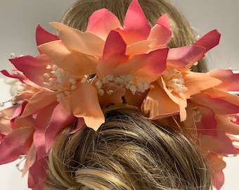 Accessorio per capelli artificiali indiano/Fascia per capelli/Gajra/Mogra Accessori per capelli da sposa/matrimonio