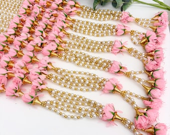 Indian Wedding Floral Milni Haar, Beads Haar, Baarat Gift, Welcome Gift, Baraat Swagat Mala, Women's Mala, Hindu Wedding, Wedding Milni Mala