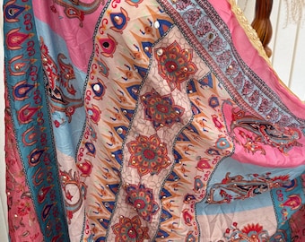 New Fancy Handmade Embroidery Mirror Work Dupattas/ Multicolour Dupatta Phulkari