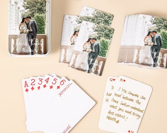 Wedding Playing Cards, Custom Wedding Gift Cards, Guest Books, Custom Playing Cards, Wedding Poker Gift, Guest Book Ideas, Wedding Favors