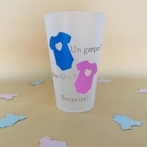 Tazza personalizzata per bambina o bambino | festa del bambino | rivelazione del sesso | festa del bambino | sorpresa