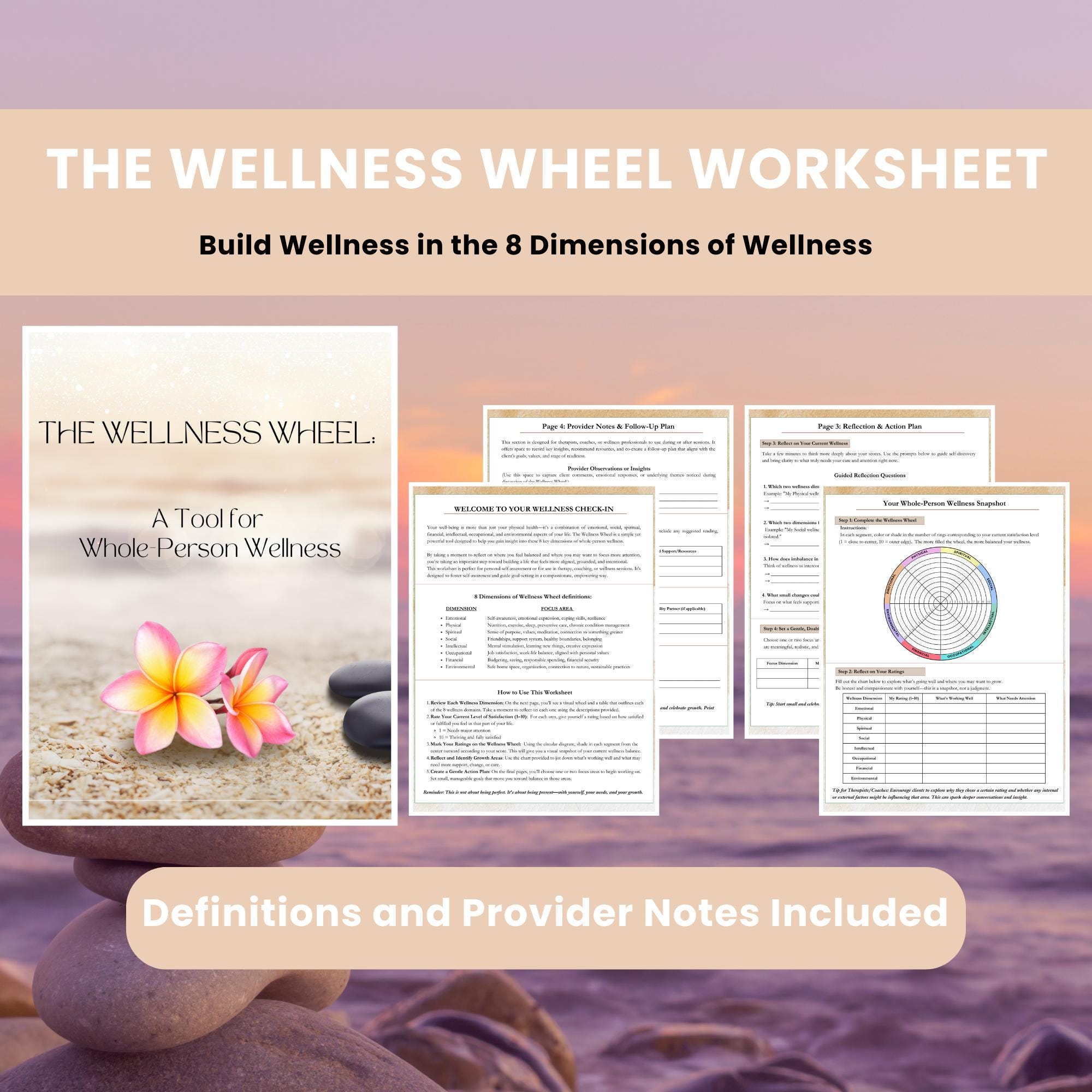 🛞 Ever heard of a wellness wheel? It's a simple yet powerful tool for  visualizing balance across different areas of our lives: emotional,  physical, social, intellectual, sensory, and more! Each part of, image size:2000x2000