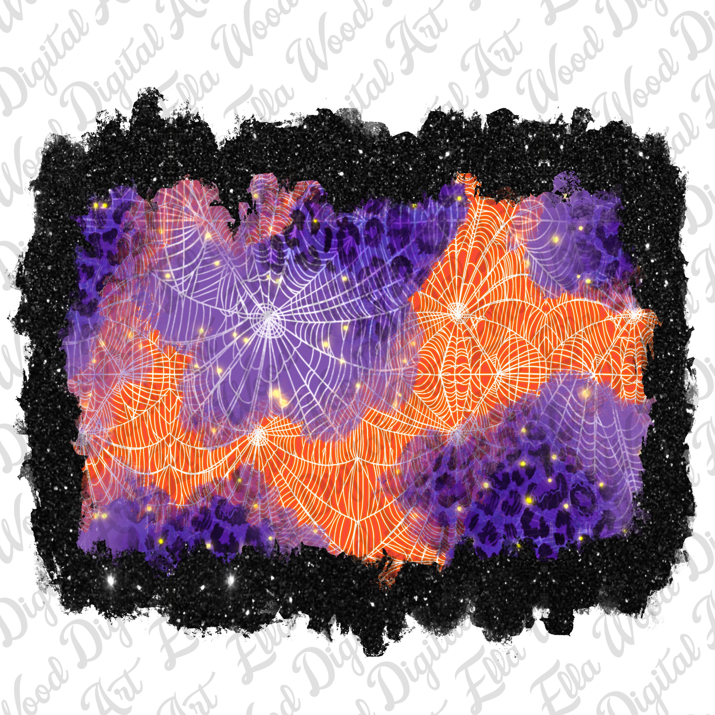 Halloween Spider Web Background Png Sublimation Design Download, Happy ...