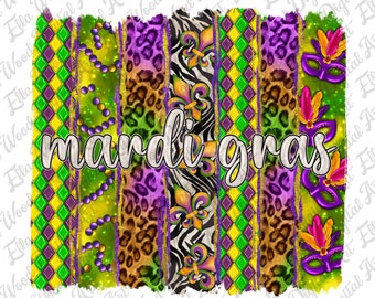 Mardi Gras con pennellate di sfondo png sublimazione design download, Happy Mardi Gras png, fleur de lis png, download di disegni sublimati