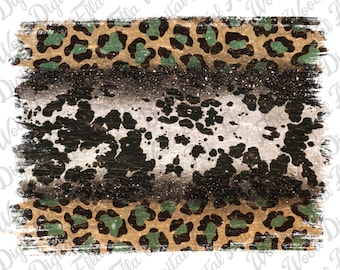 Léopard peau de vache motif fond png sublimation design télécharger, motif occidental png, fond occidental png, sublimer les dessins télécharger