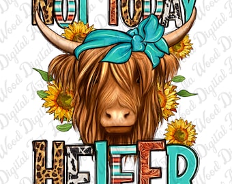Heifer Long Haired Cow png sublimation design download, Heifer png, animal png, Cow png, Heifer Cow png,sublimate designs download