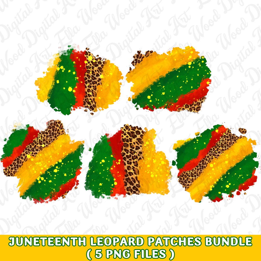 Juneteenth Patch Leopard Juneteenth Patches Png Sublimation Design Download, Juneteenth ...