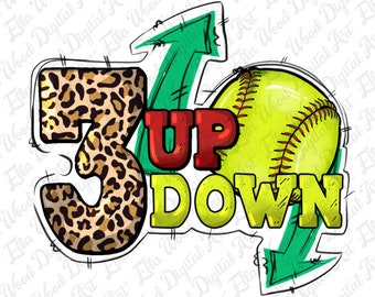 3 arriba 3 abajo Descarga de diseño de sublimación png de Softbol, día del juego png, juego de Softbol png, deporte png, descarga de diseños sublimados