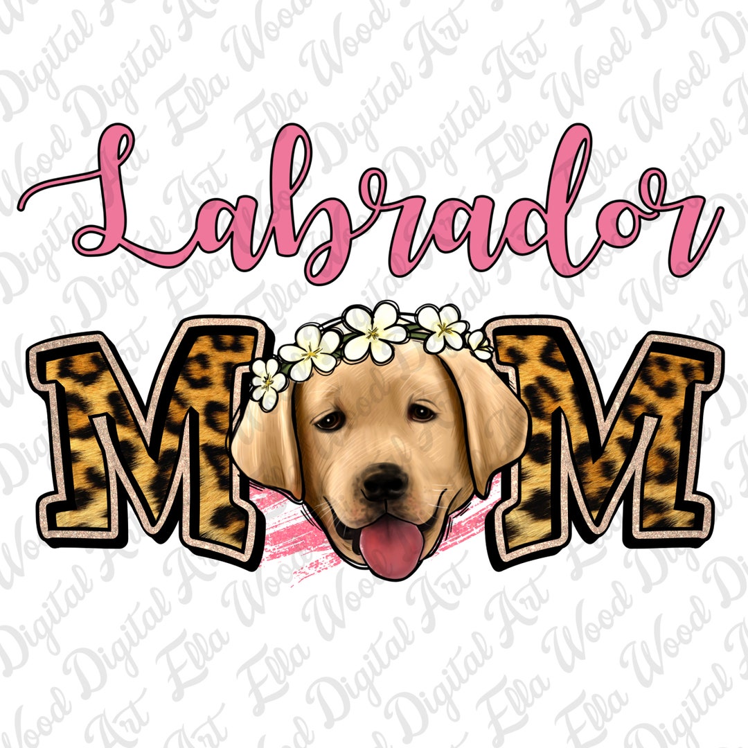 Labrador Mom Png Sublimation Design Download, Dog Mom Png, Western Mom ...