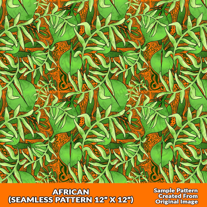African Background Paper African Seamless Pattern Digital Paper African Digital - Etsy