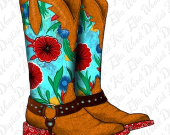 Western Cowboy boot png sublimation design download, vintage boots png, western boot png, cowboy boots png, sublimate designs download