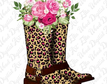 Western Cowgirl Stiefel png Sublimation Design Download, Cowgirl Stiefel png, Vintage Stiefel png, pinke Stiefel png, sublimieren Designs herunterladen