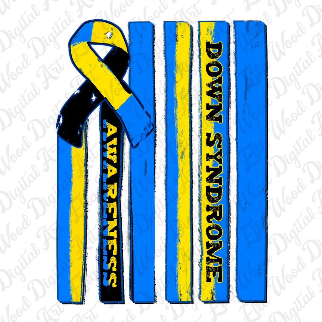 Down Syndrome Ribbon Flag Png Sublimation Design Download, Down