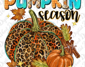 Pumpkin season png sublimation design download, Hello Fall png, Autumn png, Fall vibes png, pumpkin png, sublimate designs download