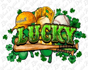 St. Patrick's Day Baseball png sublimatie ontwerp download, St. Patrick's png, Irish Day png, lucky Baseball png, sublimeer ontwerpen download