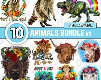 動物バンドル V3 png 昇華デザインのダウンロード、手描きの動物 png、かわいい動物 png、動物 png、昇華デザインのダウンロード
