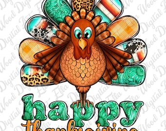 Happy Thanksgiving Turkey png sublimation design download, Thanksgiving png, Thanksgiving Turkey png, animal png, sublimate designs download